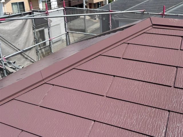 加古川市で屋根の塗装が完了